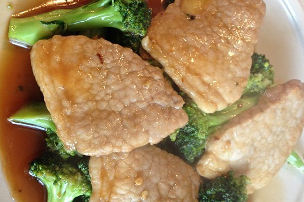 西兰花肉片
