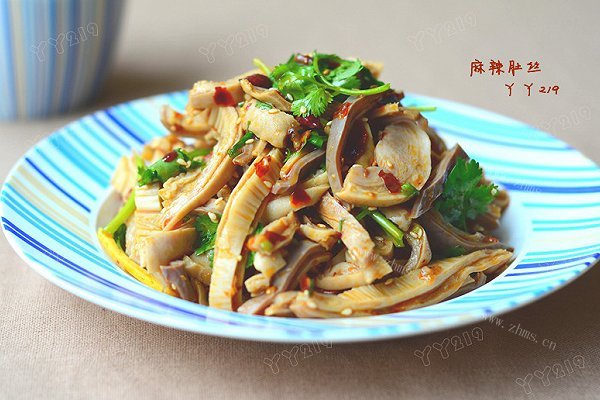 「麻辣肚丝」宜酒宜饭的凉菜
