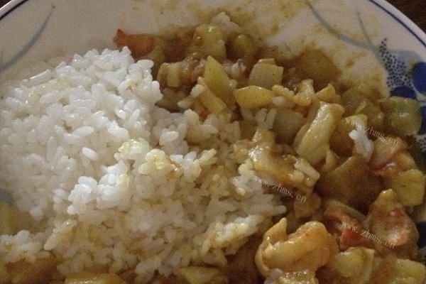 家常微波咖喱饭