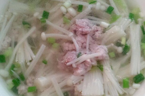金针菇瘦肉汤