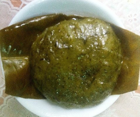 自制柚香青团