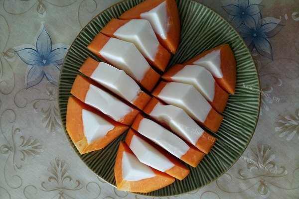 木瓜牛奶冻