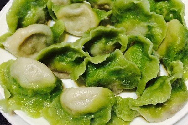 小白菜翡翠饺子