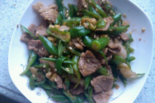 家常菜之青椒炒肉片