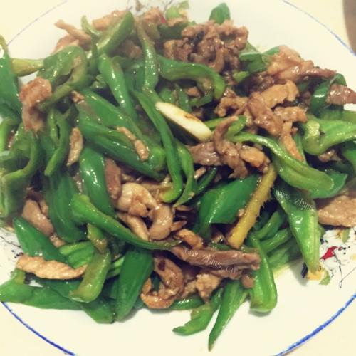 一个人的青椒炒肉