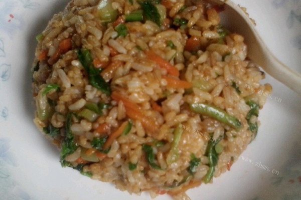 自制芥菜炒饭