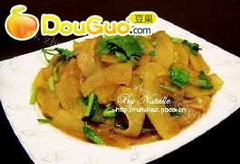家常菜炒冬瓜