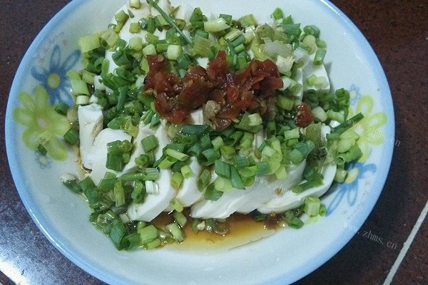 小葱拌臭豆腐