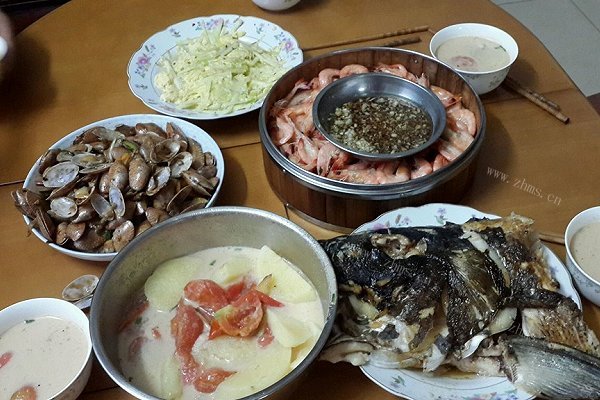 清蒸南美白虾
