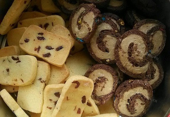 摩卡双色饼干