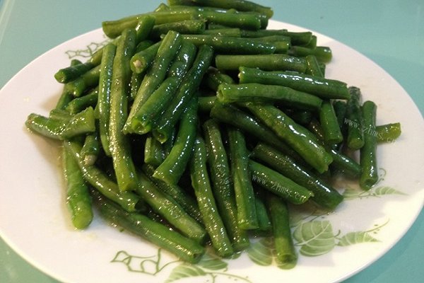 清炒带豆