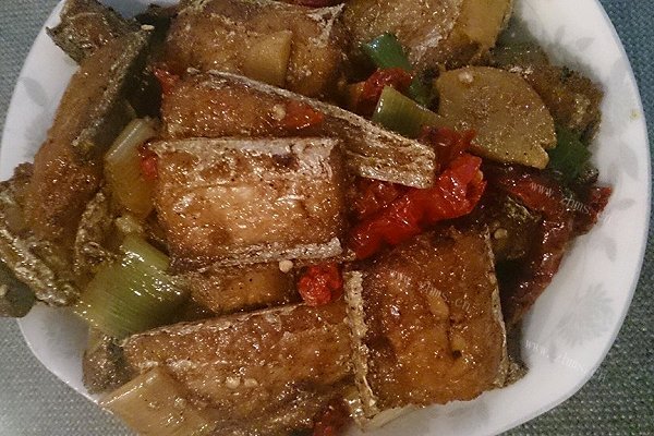 自制红烧带鱼