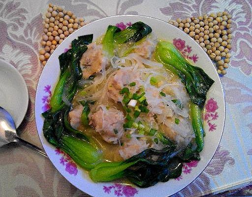 豆渣丸子就是烫