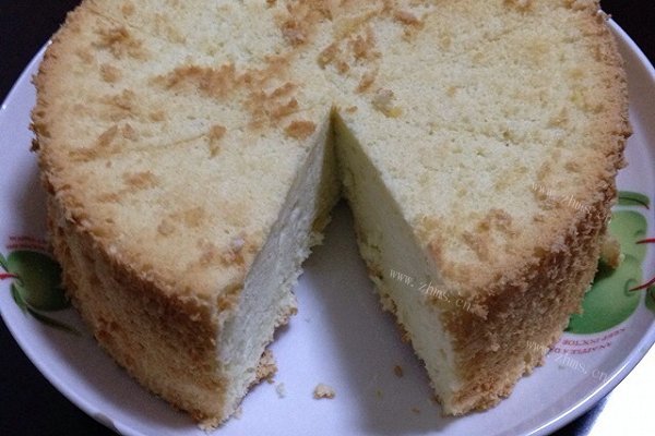 自制原味戚风蛋糕