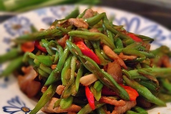 家常四季豆炒肉