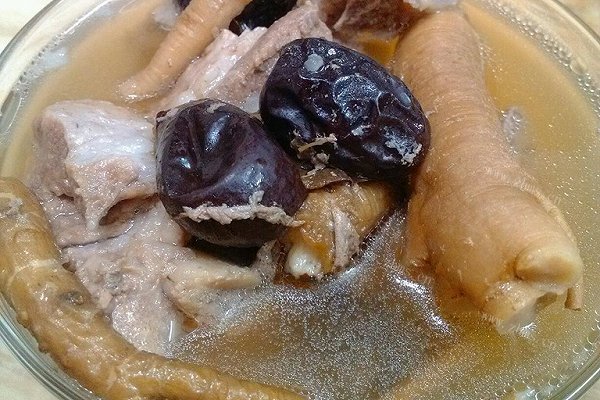 人参红枣当归炖排骨