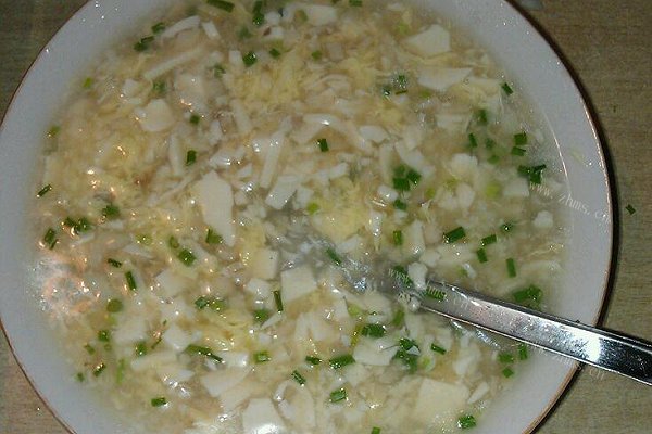 菌菇豆腐鸡蛋羹