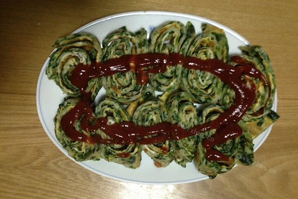 菠菜蛋饼