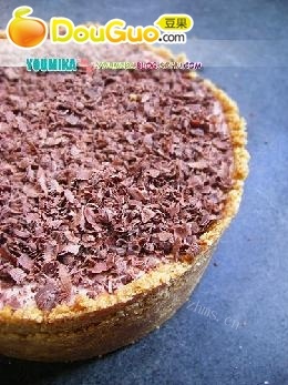 美味的巧克力饼干慕斯