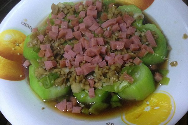 蒜蓉蒸丝瓜