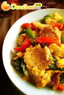美味的锅巴肉片