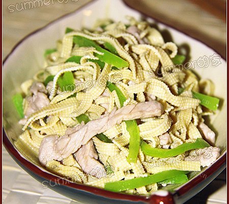 东北尖椒干豆腐