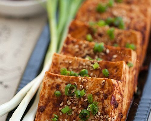 巧用“叮叮”-微波烤豆腐