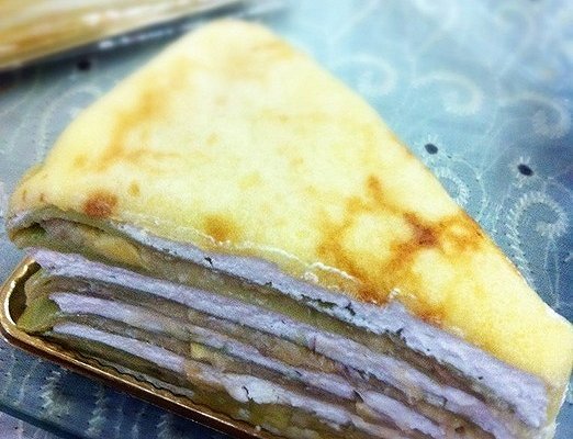 自制榴莲千层蛋糕