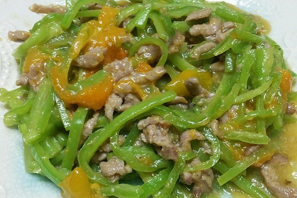 柿子青椒肉丝