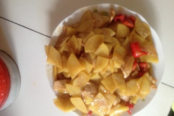 土豆炒肉片
