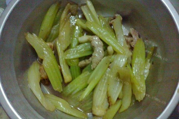 美味西芹炒肉片