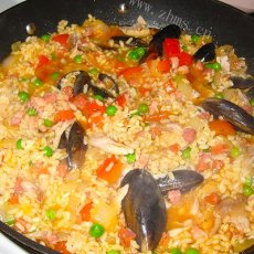 西班牙海鲜大锅饭（Paella)