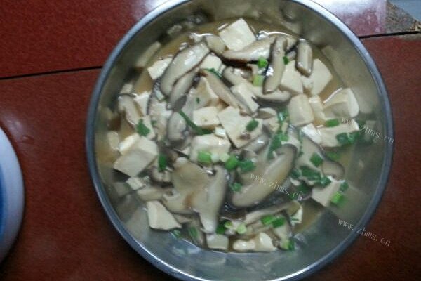 家常香菇烧豆腐