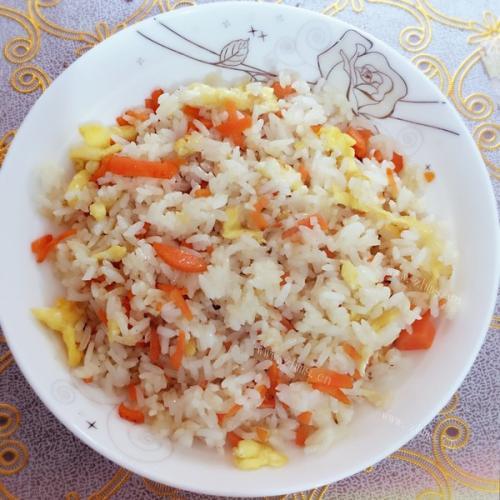 十分诱人的蛋炒饭