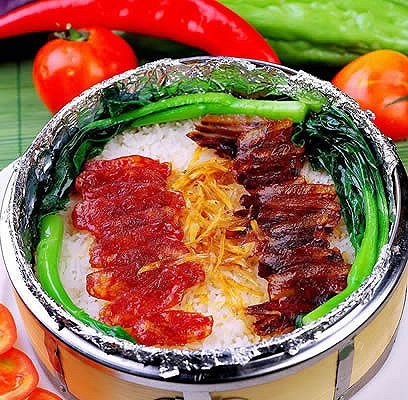 易做的腊肉香肠蒸饭