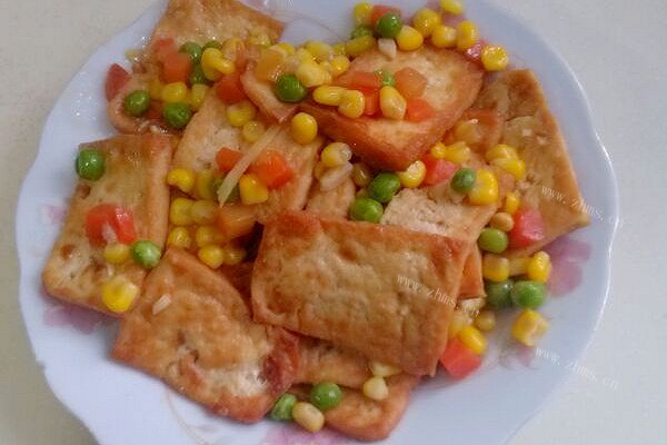 家常五彩豆腐