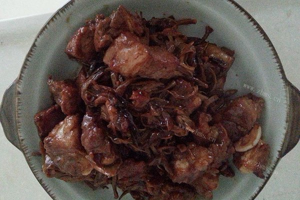 干豆角黄菜菜烧排骨