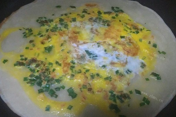 韭菜蛋饼