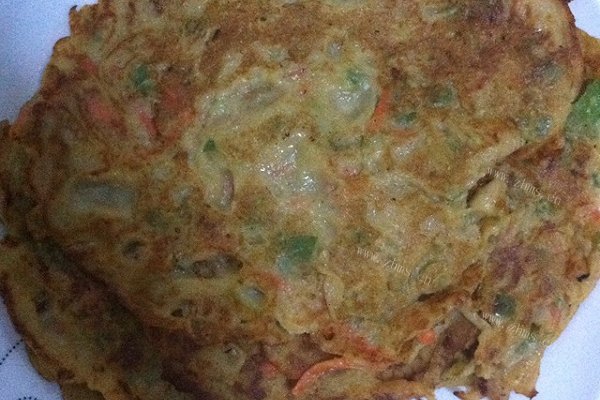 蔬菜鸡蛋饼