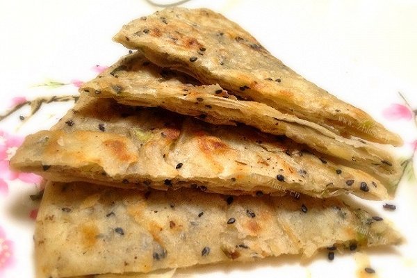 自制葱油饼