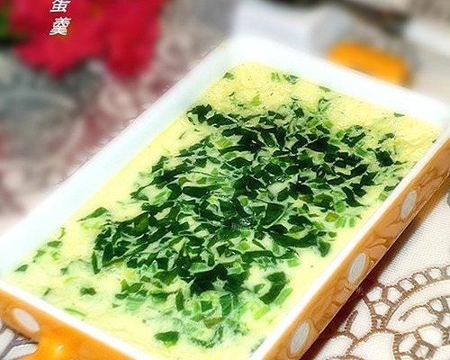 家常菜-菠菜鸡蛋羹