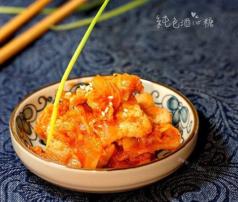 辣白菜炒五花肉