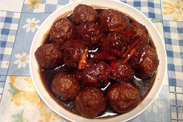 家常糖醋“炸弹”肉丸