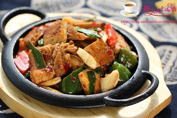 香干回锅肉