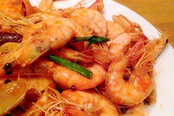 家常油爆大虾