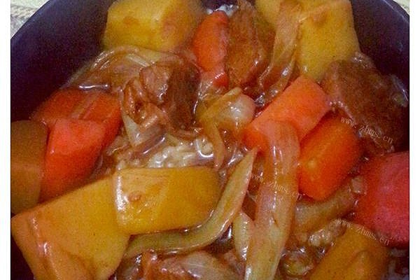 家庭版咖喱牛肉饭