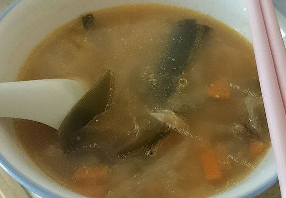 日式豚汁（无肉版）日式味噌猪肉汤
