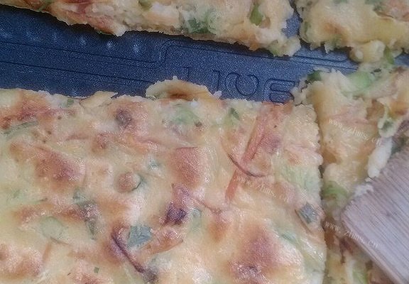 自制虾仁蔬菜鸡蛋饼
