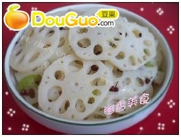 家常菜香麻藕片