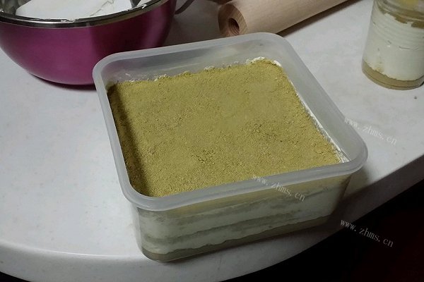 美味抹茶木糠蛋糕